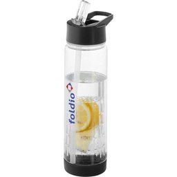 Tritan fles met infuser - 740 ml logo