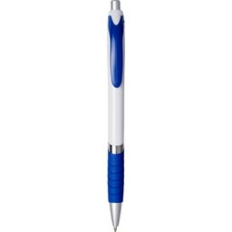 Turbo balpen met witte huls -blauw