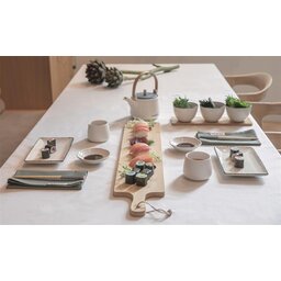 Ukiyo Aware™ 180gr 4-delige set recycled katoenen servetten-sfeerbeeld 3
