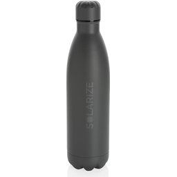 Unikleur vacuum roestvrijstalen fles 750ml-grijs gepersonaliseerd