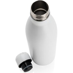 Unikleur vacuum roestvrijstalen fles 750ml-wit open