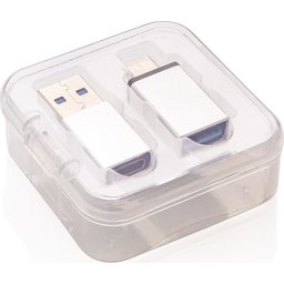 USB A en USB C adapter set-in doosje