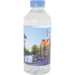 Waterfles 330 ml met platte dop