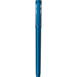 X6 pen met dop en ultra glide inkt-blauw voorzijde