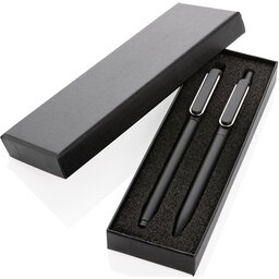 X6 pen set-zwart doosje