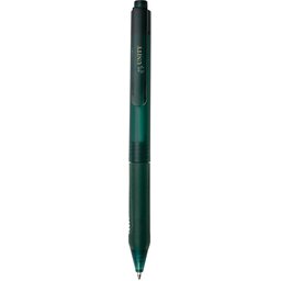 X9 frosted pen met siliconen grip - groen - gepersonaliseerd