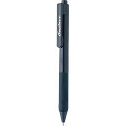 X9 pen met siliconen grip-donkerblauw gepersonaliseerd