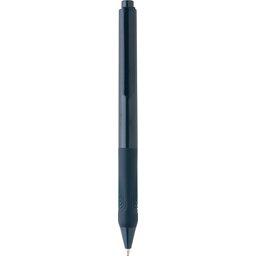 X9 pen met siliconen grip-donkerblauw-recht