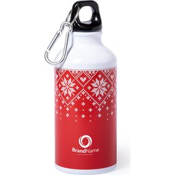 Xmas design drinkfles - 400 ml bedrukt