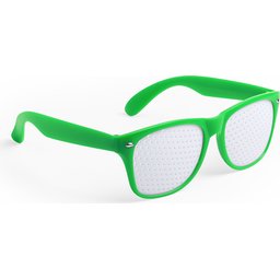 Zonnebril met bedrukte glazen groen