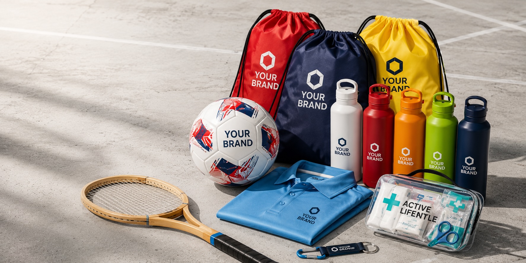 Sport- en outdoor relatiegeschenken met logo