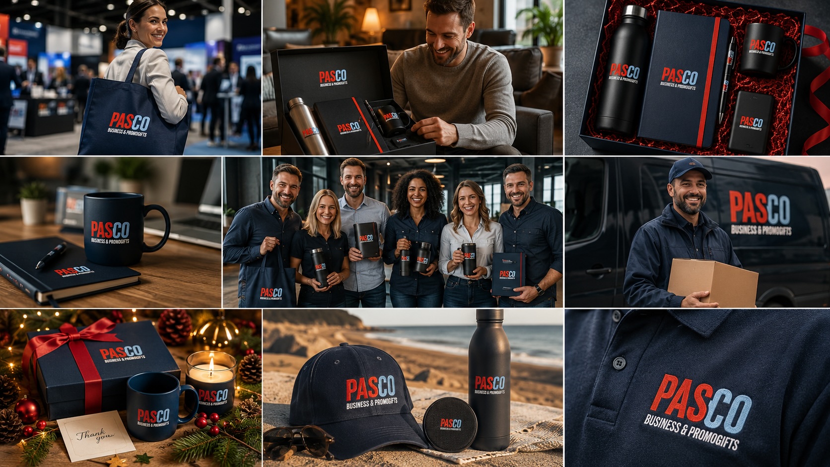 Sustainable corporate gifts from Pasco Gifts featuring reusable products and eco-friendly materials
