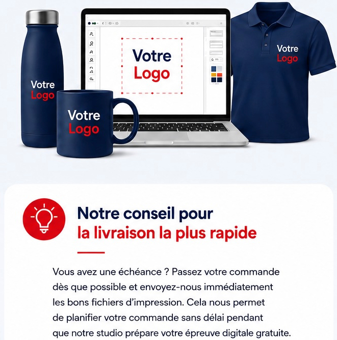 Livraison rapide pour un délai serré ou une journée portes ouvertes avec BAT numérique